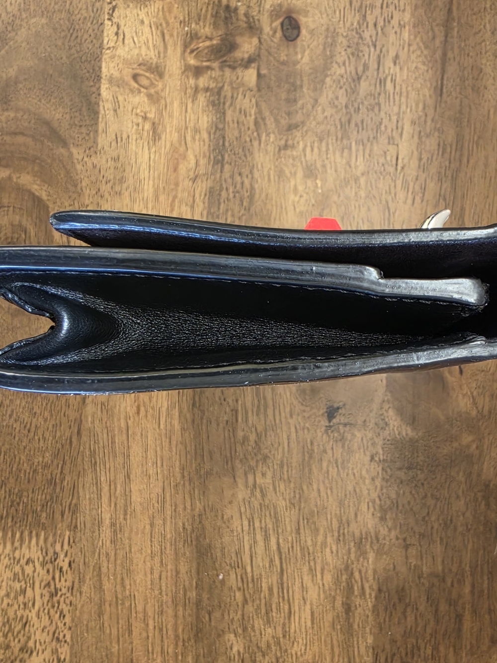 Fendi Black Leather Hypnoteyes Clutch Purse - Picture 10 of 16